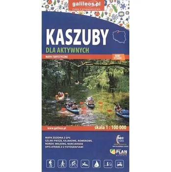 Cestování Mapa dla aktywnych - Kaszuby 1:100 000 w.2020 - Praca zbiorowa