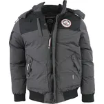 GEOGRAPHICAL NORWAY zimní bunda pánská VOLVA MEN JKT 005 prošívaná S tmavě šedá