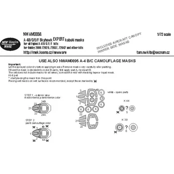 Plastikový model 1/72 Mask A-4B/C/E/F Skyhawk EXPERT (H.2000/FUJI)
