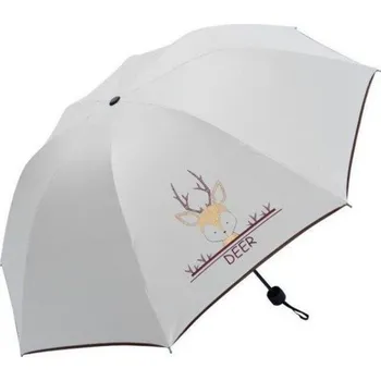 Deštník Dívčí skládací deštník Bílý Jelen Carla PAR05WZ1