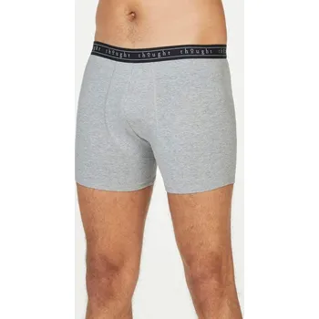 Boxerky Bavlněné pánské boxerky Kenny grey, Thought Fashion UK M