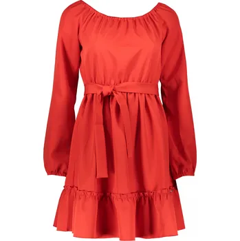 Dámské šaty Dámské šaty NUMOCO DAISY A265-4 ČERVENÁ XL