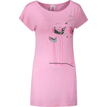 Dámské tričko Dámské prodloužené triko ALTISPORT CARRYOVER ALW043123 SVĚTLE RŮŽOVÁ S