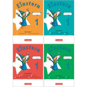 Učebnice Einstern Mathematik 01. Themenhefte 1-4. Diagnoseheft und Kartonbeilagen im Paket (DE)
