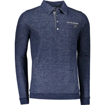 Pánská mikina Pánská mikina KIXMI JASPER TMAVĚ MODRÝ MELÍR L