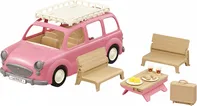 Sylvanian Families 5535 Rodinné auto Van růžové