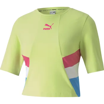 Dámský top PUMA TFS RETRO CROP TOP SHARP GREEN L