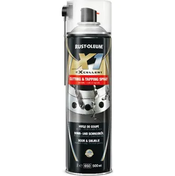 Barva ve spreji Řezný a závitový olej ve spreji Rust-Oleum X1 eXcellent Cutting and Tapping Spray / 500 ml