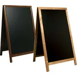 PGX 2005 877 Sandwich tabule nabídková - 68 x 120 cm tmavě hnědá