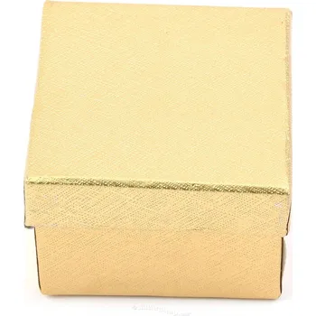 Dárková krabička Dárková krabička zlatá 5 x 5cm