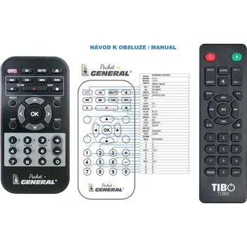 Dálkový ovladač General TIBO AUDIO TI360 - náhradní dálkový ovladač