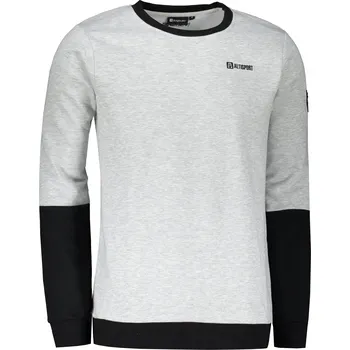 Pánská mikina Pánská mikina ALTISPORT ZORION MPLS088 SVĚTLE ŠEDÁ XL