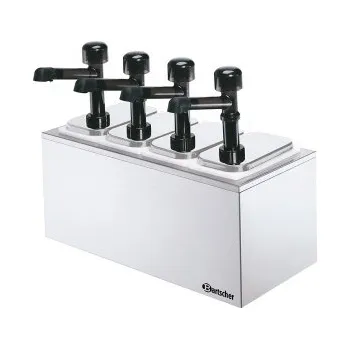 Dávkovač mýdla Bartscher 1003 240 012 Gastronomický dávkovač - čtyřřadý