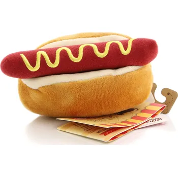 Hračka pro psa P.L.A.Y. Plyšový HOT DOG, 16 cm