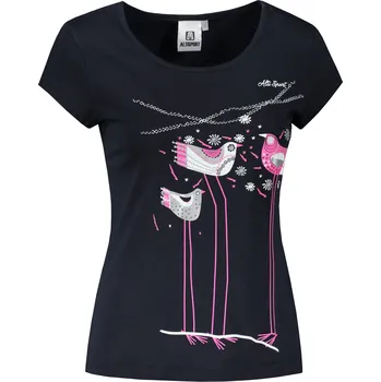 Dámské tričko Dámské triko ALTISPORT CARRYOVER ALW043122 NÁMOŘNÍ MODRÁ/RŮŽOVÁ XS