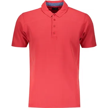 Pánské tričko Pánské triko s límečkem fashion JAMES NICHOLSON JN712 RED/BLUE WHITE S