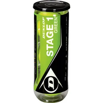 Tenisový míč Dunlop STAGE 1 GREEN 3 ks
