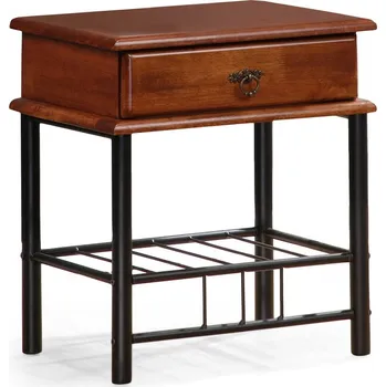 Jídelní stůl ImportWorld Noční stolek Vítek (Barva dřeva: Antická třešeň)