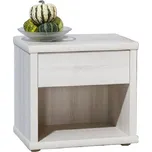 BMB Noční stolek ÚZKÝ - z dubového masivu, dub masiv