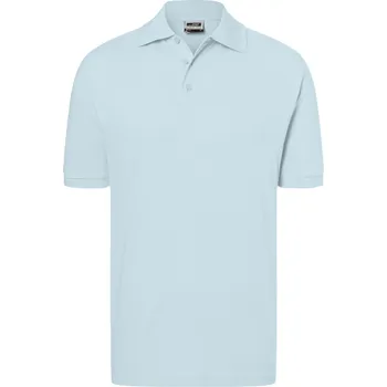 Pánské tričko Pánské triko s límečkem premium JAMES NICHOLSON JN070 LIGHT BLUE M
