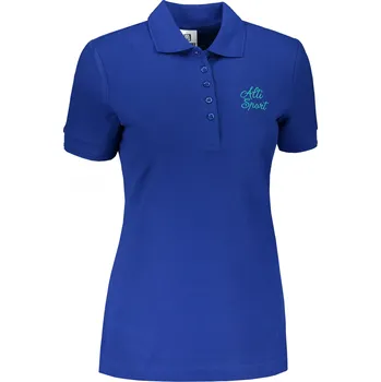 Dámské tričko Dámské triko s límečkem ALTISPORT ALW056210 KRÁLOVSKÁ MODRÁ S