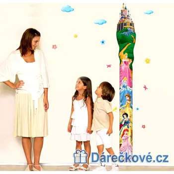 Samolepící dekorace Cesta princezen s metrem 20-170cm, samolepka na zeď
