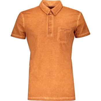 Pánské tričko Pánské triko s límečkem fashion JAMES NICHOLSON JN988 TERRA M