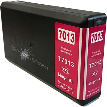 Epson T7013 cartridge červená - kompatibilní