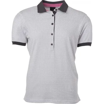 Dámské tričko Dámské triko s límečkem JAMES NICHOLSON JN717 WHITE/TITAN XL