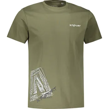 Pánské tričko Pánské triko ALTISPORT ALM021F29 KHAKI S