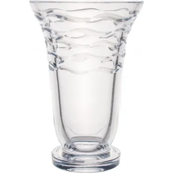 Váza Křišťálová váza, RIVULET, Gold Crystal, 25,5 cm