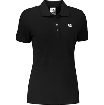 Dámské tričko Dámské triko s límečkem ALTISPORT CARRYOVER ALW065210 ČERNOBÍLÁ XXXL