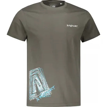 Pánské tričko Pánské triko ALTISPORT ALM021F29 TMAVÁ BŘÍDLICE S