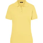 Dámské triko s límečkem premium JAMES NICHOLSON JN071 LIGHT YELLOW XXL
