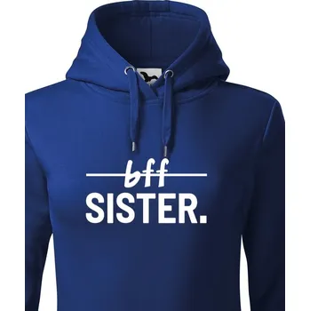 Dámská mikina Dámská/Dětská mikina Best Friends Sister, Barva Modrá, Canvas Dvě dámské mikiny, Velikost 1 S, Velikost 2 122-128 Bezvatriko.cz 0523