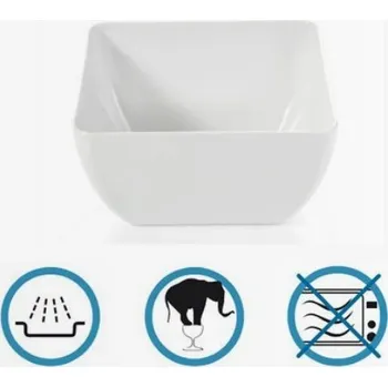 PGX 9363 100 Melaminová miska čtyřhranná 10 x 10 cm