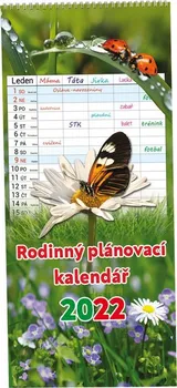 Kalendář Aria-Cards Rodinný plánovací kalendář 2022