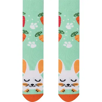 Pánské ponožky Veselé ponožky Zajíčky, Velikost 35-38
