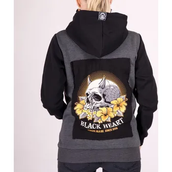 Dámská mikina Dámská Mikina BLACK HEART SWEET EVIL HD Barva: Černá, Velikost: S