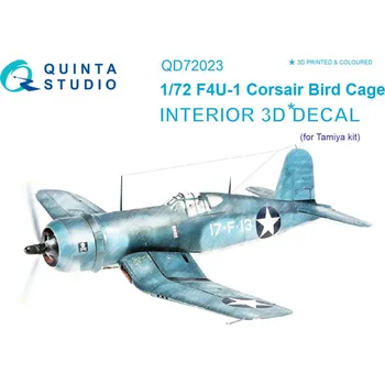 Plastikový model 1/72 F4U-1 Corsair Bird Cage 3D Print Inter.(TAM)