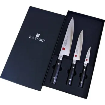 Japonské nože Kasumi set tří kuchařských nožů