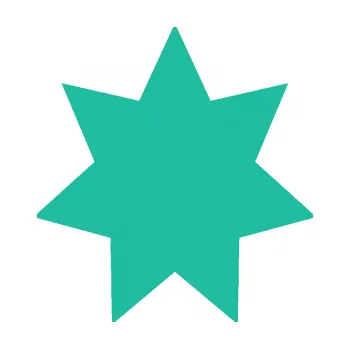 Samolepící dekorace Hvězda 003 (25 - tyrkysová) SAMOLEPKA NA AUTO, NÁLEPKA, FÓLIE, POLEP, TUNING, VLASTNÍ TEXT, TISK, AUTOSAMOLEPKY.cz, POLEPY, OBRÁZEK, LOGO, 3D STICKERS