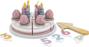 Dřevěná hračka VIGA PolarB Dřevěný narozeninový dort