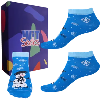 Pánské ponožky Dárkový set - Vánoce nízké - velikost 39-42 (Velikost 39-42)