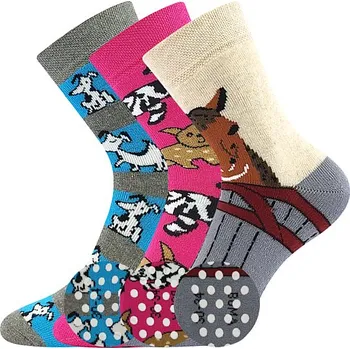 Pánské ponožky SIBIŘ ABS dětské froté ponožky Boma - MIX 07 (Boma dětské ponožky Sibiř 07 ABS holka)