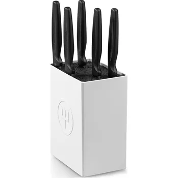 Kuchyňský nůž Wüsthof Dreizack Solingen Create Collection Blok s černými noži 5 ks 1095395601