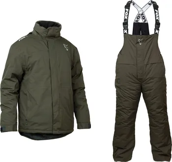 Rybářské oblečení Fox International Green & Silver Winter Suit