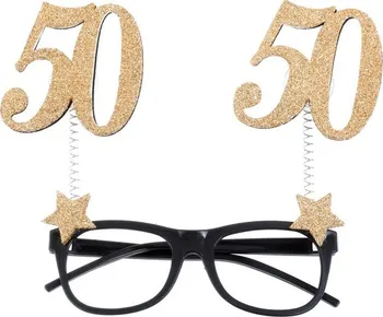 Karnevalový doplněk Santex Brýle glitrové 50