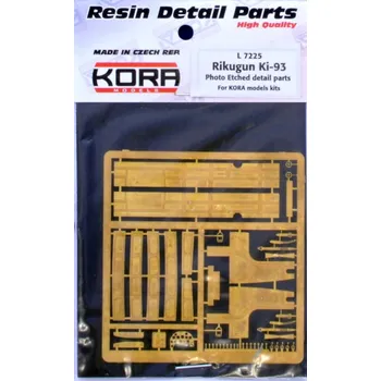 Plastikový model 1/72 Rikugun Ki-93 detail PE set (KORA)