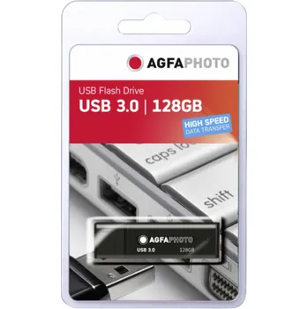 USB flash disk AgfaPhoto USB 3.0 cerna 128GB 10572